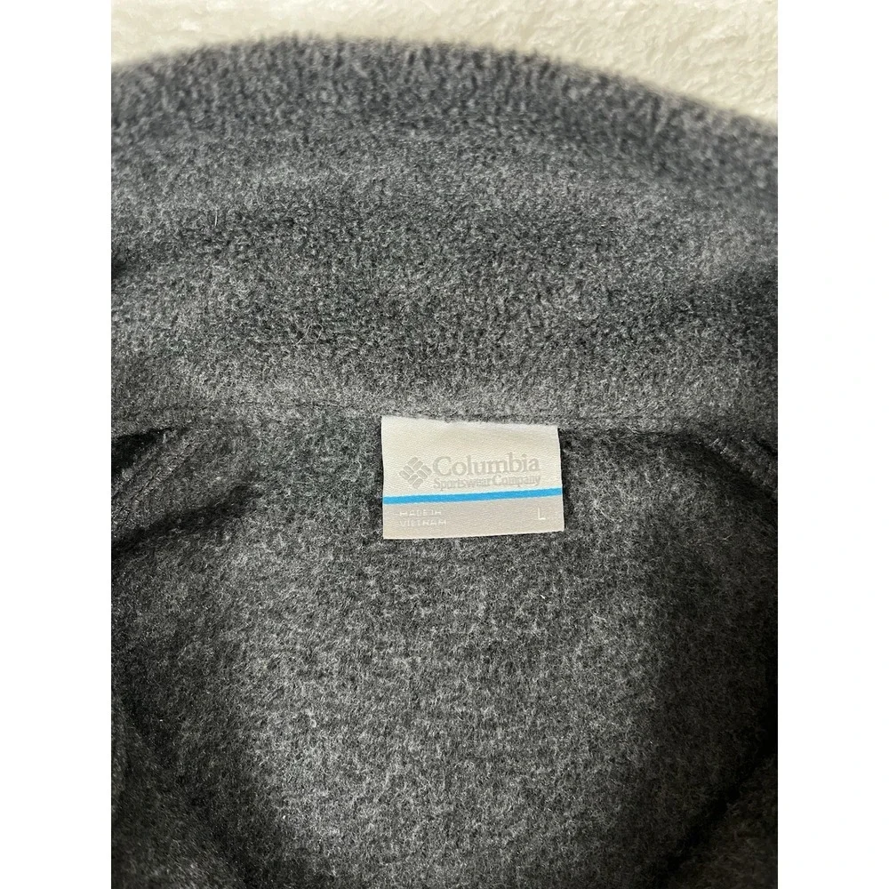 Columbia Benton Springs Full Zip Fleece Jacket‎ Charcoal Gray Women's Large